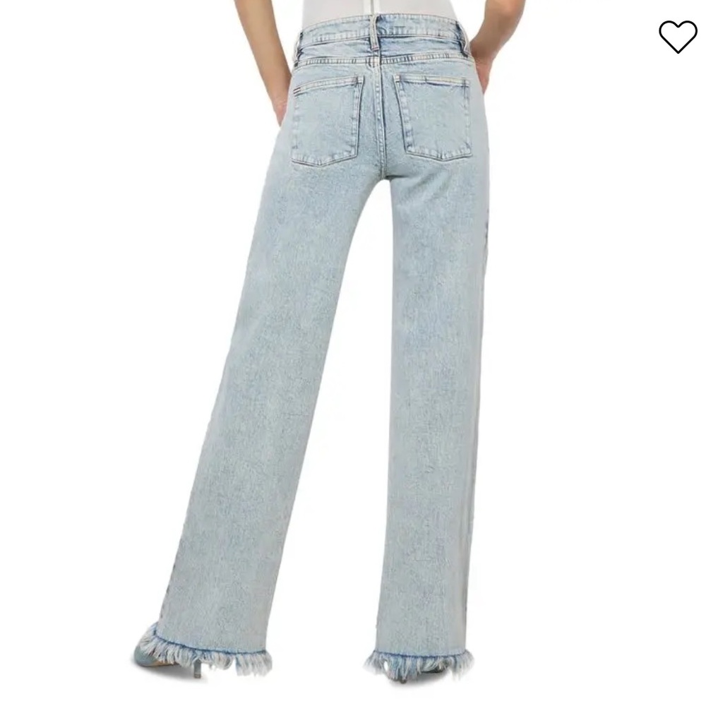ALICE + OLIVIA 
Roxy Embellished Straight Leg Jeans - Picture 7 of 9
